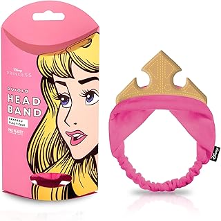 MAD Beauty Disney Princess Aurora Headband | Cruelty-Free Cosmetics |Use While Doing Make-Up, Applying Creams, Face Masks | Skincare Gifts for Women, Adults, and Kids