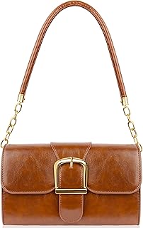 Shoulder Bag for Women, Vegan Leather Classic Crossbody Purses Handbags, Trendy Hobo Bag Tote Purses for Women