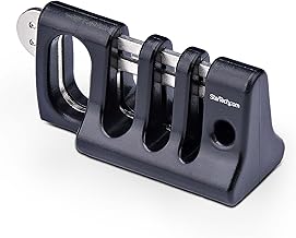 StarTech.com Peripheral Cable Anchor Lock, Secure Keyboard/Mouse, Cable Trap w/Metal Plate, Use w/Laptop Security Cable