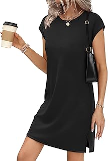 Dresses for Women 2026 Summer Sundress Casual Cap Sleeve Dress Beach Vacation Clothes