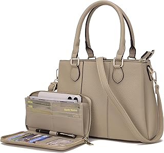 Purses and Wallet Set for Women Crossbody Top Handle Tote Satchel PU Leather Shoulder Bags