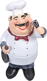 Luxshiny Statue Resin Figurine Charming Kitchen Decor for Home Restaurant Cake Shop Easy to Maintain Rustic American Style Decoration for Warm Atmosphere