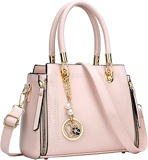 Stylish Women Satchel Purses and Handbags Vegan Leather Top Handle Shoulder Crossbody Bag
