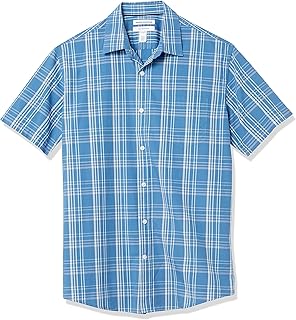 Men's Regular-Fit Short-Sleeve Poplin Shirt