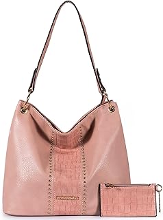 Hobo Bag for Ladies Shoulder Handbags with Back Pocket