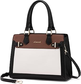 Purses and Handbags for Women, Tote Shoulder Bag Satchel Purse and PU Leather Top Handle for ladies