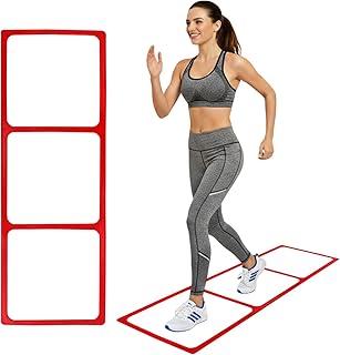 One-Piece Silicone Agile Ladder 1 PC Suitable for Sports & Fitness Step Training Soccer Footwork Practice Street Dance Step Training Auxiliary Kit for Various Indoor and Outdoor Floor Areas