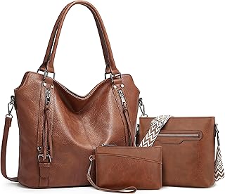 Tote Handbags for Women, Purse Crossbody Large Leather Purse Shoulder Handbags with Wallet Adjustable Straps