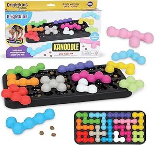 Brightkins Kanoodle Dog Edition Large - Puzzle Toys for Dogs, Interactive Dog Toys, Large Puppy Treat Toy, Cat Puzzle Feeders, Brain Training for Dogs, Mental Enrichment Pet Games, Puzzles for Puppies