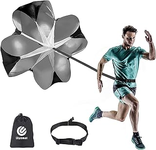 Uyomal Running Speed Training,Speed Chute Resistance Parachute for Speed and Acceleration Training 56-Inch