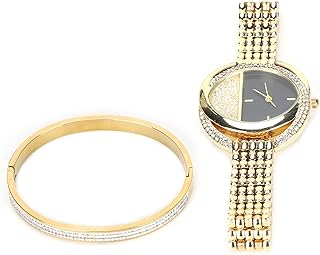 Fashion Jewelry Bracelet Watch Steel Set for - Shining and Beautiful Appearance