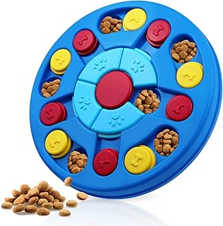 Joansan Dog Puzzle Toys Interactive Puzzle Game Dog Toy for Smart Dogs IQ Stimulation Treat Puzzle Toy for Dogs Treat Training,Puzzle Slow Feeder to Aid Pets Digestion (Advanced Level 2-3)