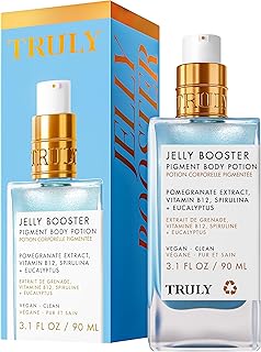 Truly Beauty Jelly Booster Pigment Body Potion, Lightweight, Fast Absorbing Acne Scar Treatment for Face And Body, Scar Removal Ointment/Serum for Everyday Use, 3.1 Fl.Oz